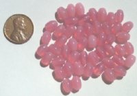 50 9x6mm Opal Pink Ovals